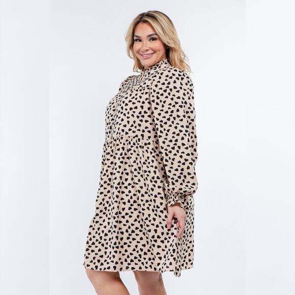 English Factory Dotted Button Detail Mini Dress 3X NWT - Picture 2 of 10